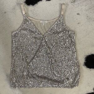 Sequined sparkle top